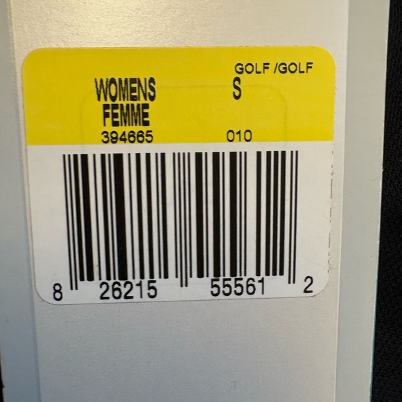 NWT Nike Golf Dri-Fit Short Sleeve collared Black button up women's size Small - Picture 7 of 15